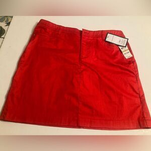 Charter Club NWT Red Skort